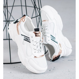 SHELOVET Chaussures de sport confortables blanc 1