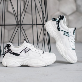 SHELOVET Chaussures de sport confortables blanche 2