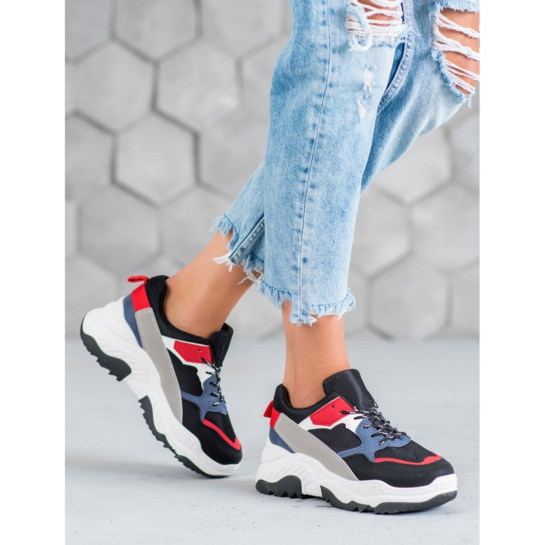 SHELOVET Baskets multicolores 1