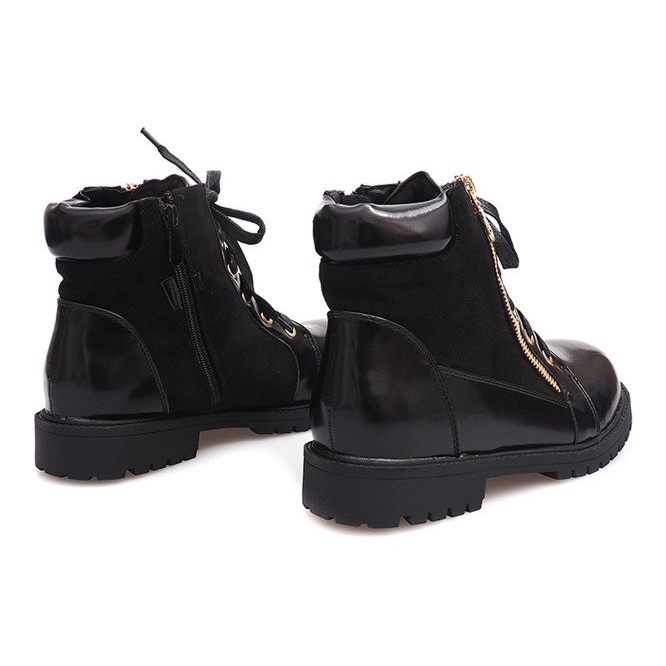 Boots Bottines Lacets 1551 Noir le noir 2