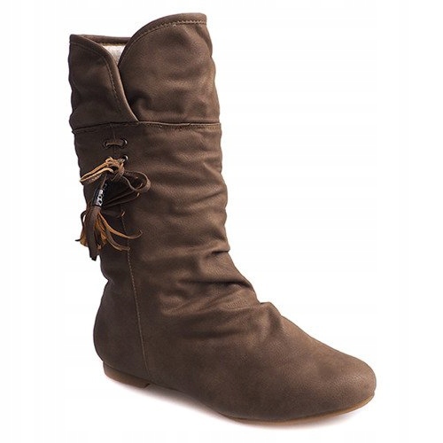 Bottes chaudes Saszki XQ38 Bottes kaki vert 2