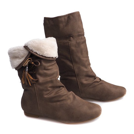 Bottes chaudes Saszki XQ38 Bottes kaki vert 1