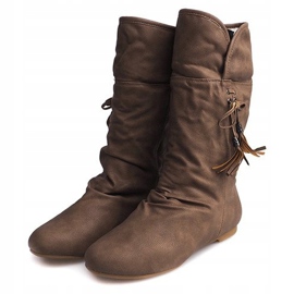 Bottes chaudes Saszki XQ38 Bottes kaki vert 3