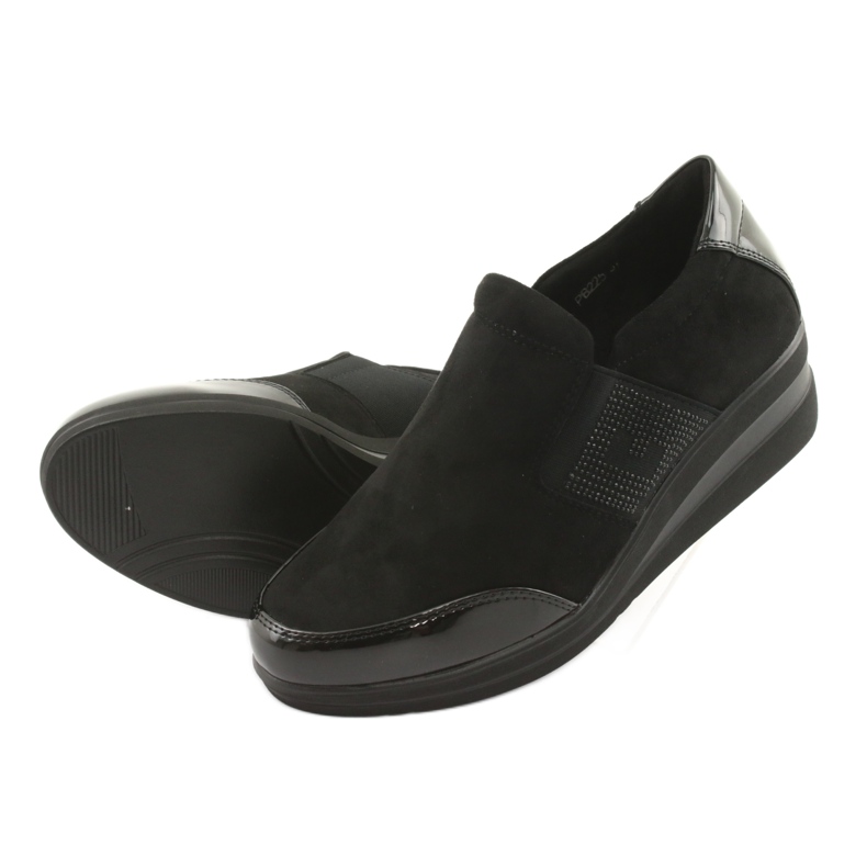 Chaussures noires sur le coin Sergio Leone 225 le noir 4