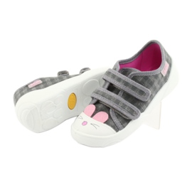 Chaussures enfant Befado 907P108 rose gris 4
