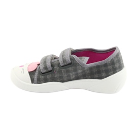 Chaussures enfant Befado 907P108 rose gris 2