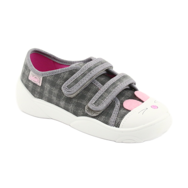 Chaussures enfant Befado 907P108 rose gris 1