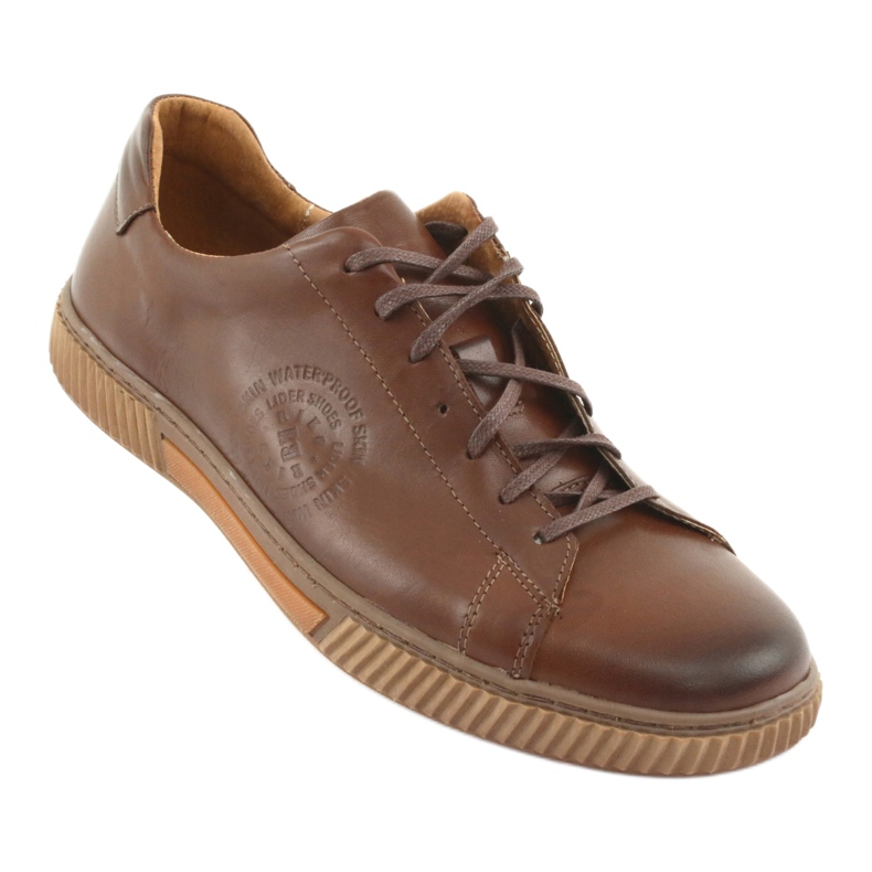 Chaussures en cuir de Riko Sports 893 marron brun 1