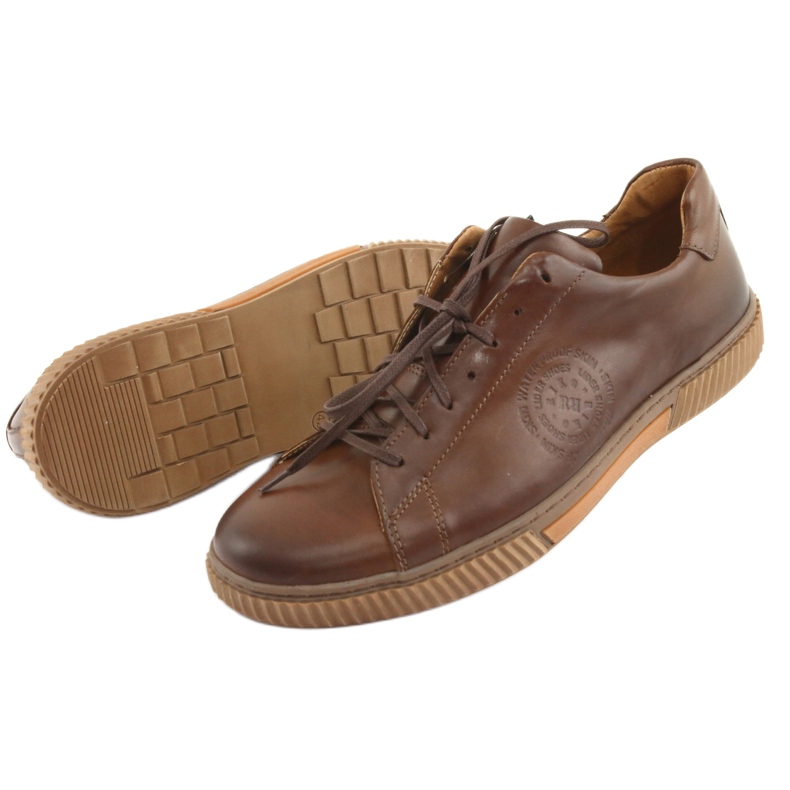 Chaussures en cuir de Riko Sports 893 marron brun 4
