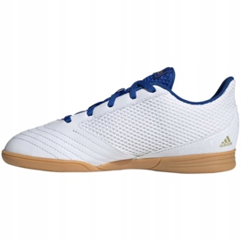 Chaussures indoor adidas Predator 19.4 In Sala Jr EG2829 blanche blanche 2