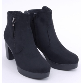 Noir 8B882 Bottines noires à talons le noir 3