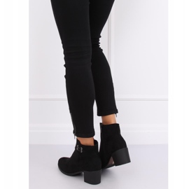Bottes à talons pour femmes noires 8B982 Noir 1