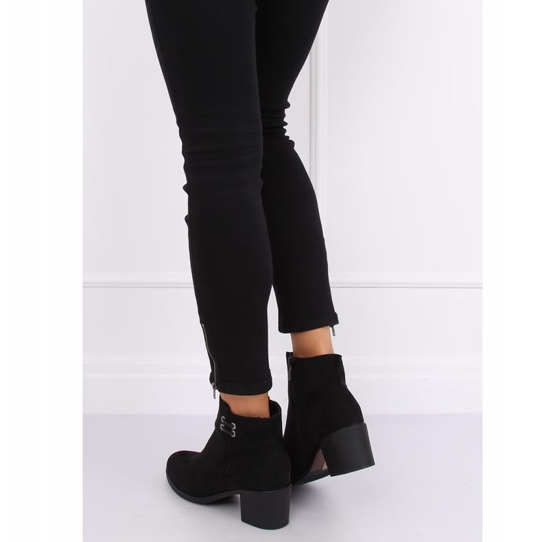 Bottes à talons pour femmes noires 8B982 Noir le noir 1