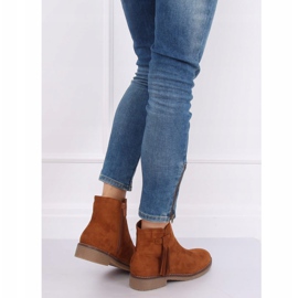 Boots Jodhpur à franges camel 8B907 Camel brun 2