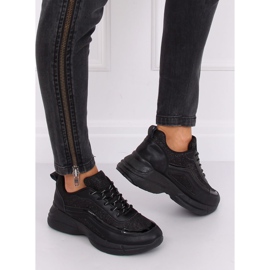 BY-082 Chaussures de sport noires noires 2