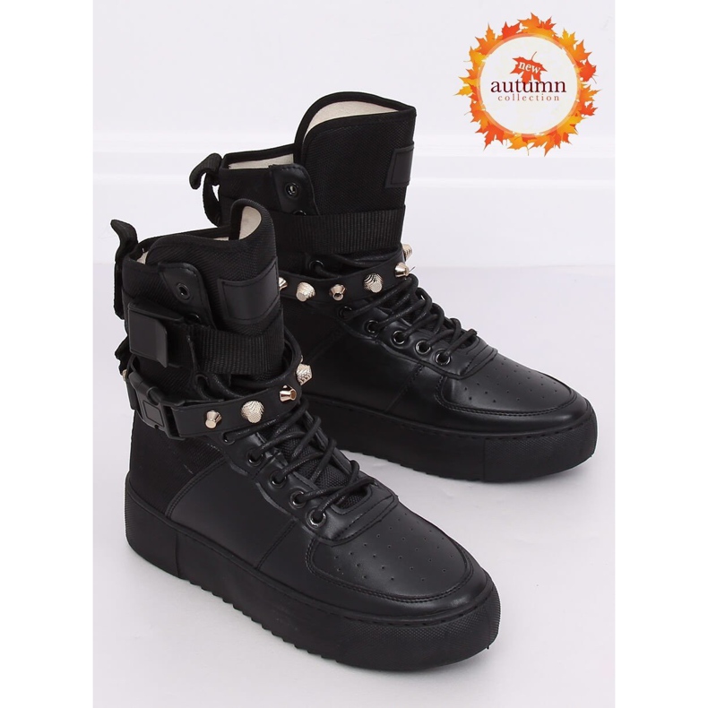Noir Y-025 Chaussures de sport noires le noir 1