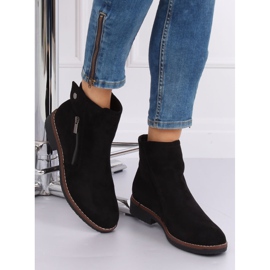 Bottines Jodhpur noires pour femmes 8B908 Noir 1