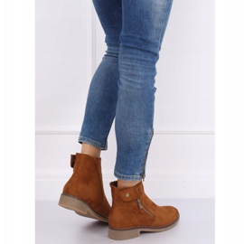 Camel 8B908 Bottines Chelsea Camel brun 2