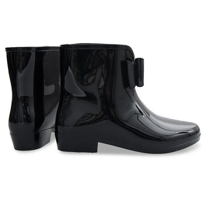 Bottines Wellington avec nœud NEW1 Noir le noir 1