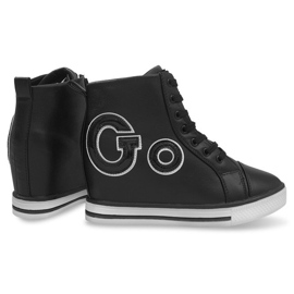 Baskets à la mode Go GFA108 Noir le noir 1