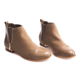 Boots Ajourées 60865-2 Kaki multicolore vert 2