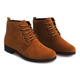Bottes Szunowane FC-P04 Camel brun 2