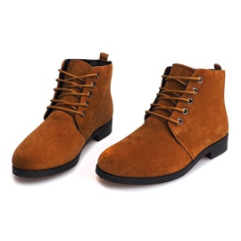 Bottes Szunowane FC-P04 Camel brun 4