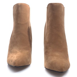 Bottines Talons Hauts 3845-2 Kaki multicolore 4