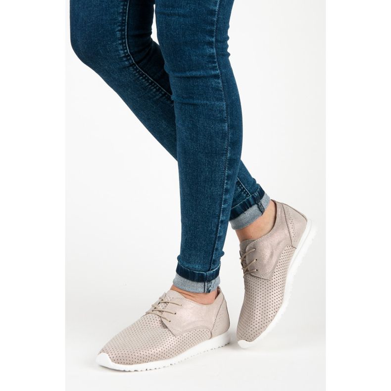 Chaussures VINCEZA nouées jaune 2