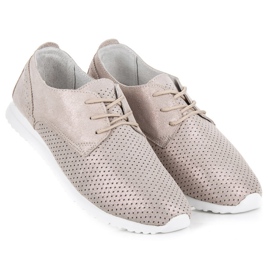 Chaussures VINCEZA nouées jaune 6