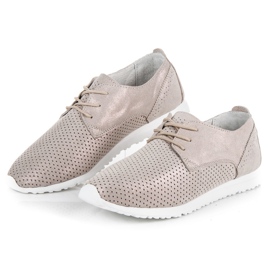 Chaussures VINCEZA nouées jaune 5