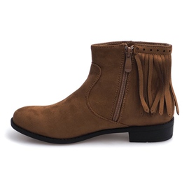 Bottes en daim dans le style de Boho 8355 Camel brun 2