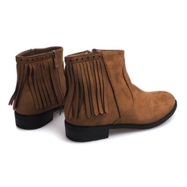 Bottes en daim dans le style de Boho 8355 Camel brun 3