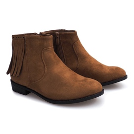 Bottes en daim dans le style de Boho 8355 Camel brun 5