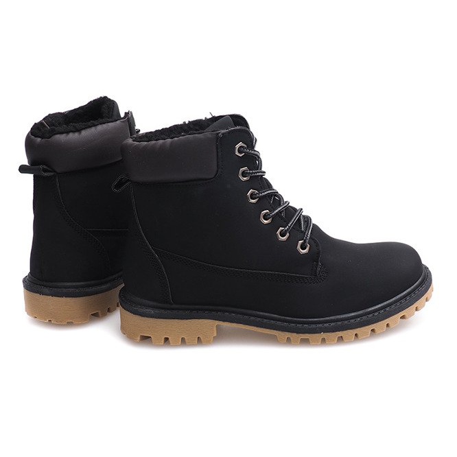 Bottes en bois d'automne B788 Noir le noir 2