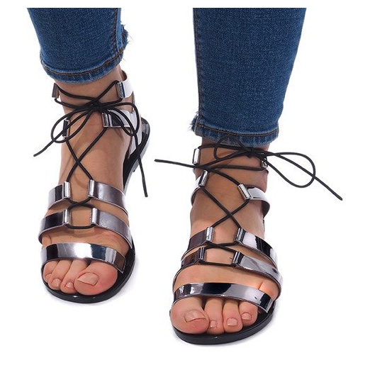 Meliski PT-9126 Sandales noires 1