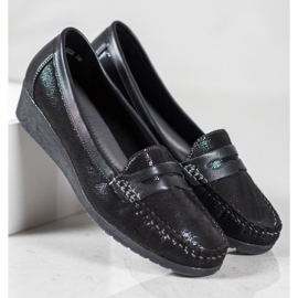 Comer Mocassins noirs le noir 1