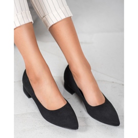 Seastar Escarpins à talon plat noir 1