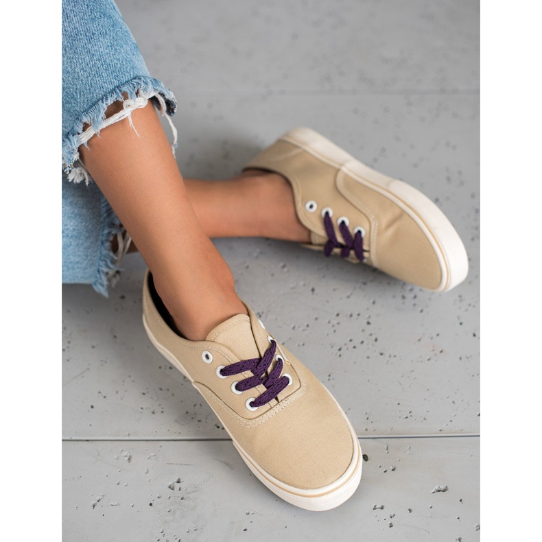 SHELOVET Baskets confortables brun 1