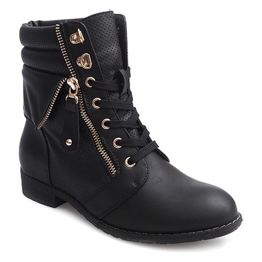 Bottes Or Fermeture 8891 Noir le noir 2