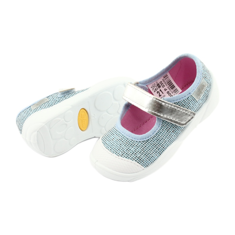 Chaussures enfant Befado 209P030 bleu gris 4