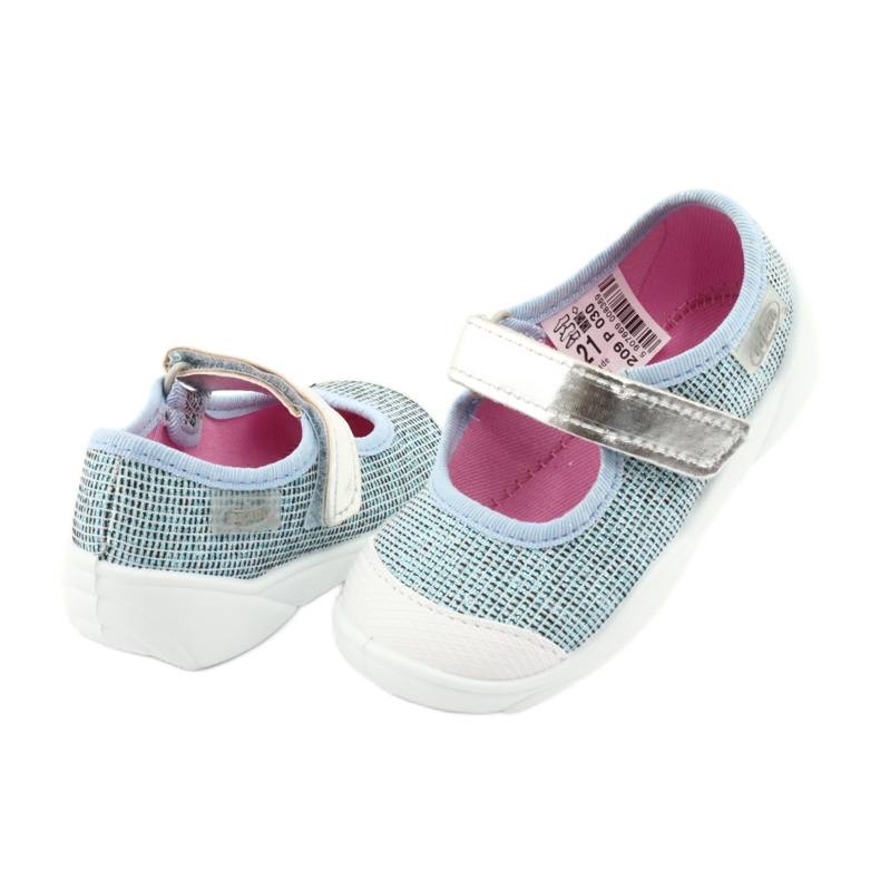 Chaussures enfant Befado 209P030 bleu gris 3