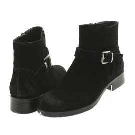 Bottines American Club SH04 en daim noir 3