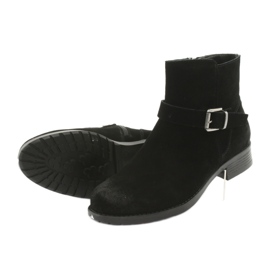 Bottines American Club SH04 en daim noir le noir 5