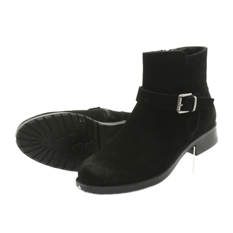 Bottines American Club SH04 en daim noir 5