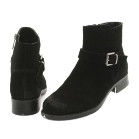Bottines American Club SH04 en daim noir 4
