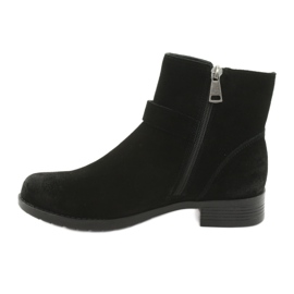 Bottines American Club SH04 en daim noir 2
