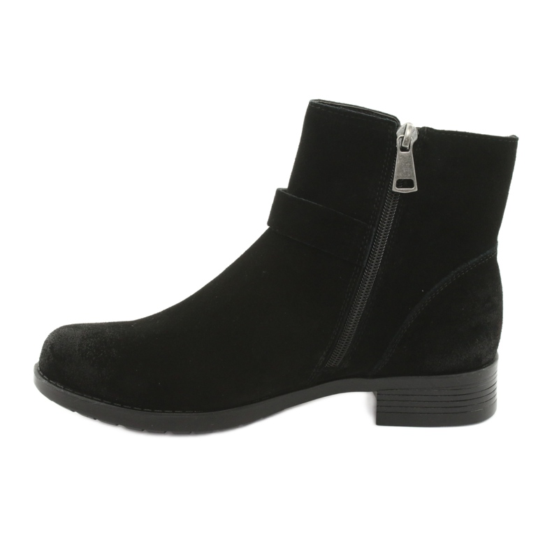 Bottines American Club SH04 en daim noir le noir 2