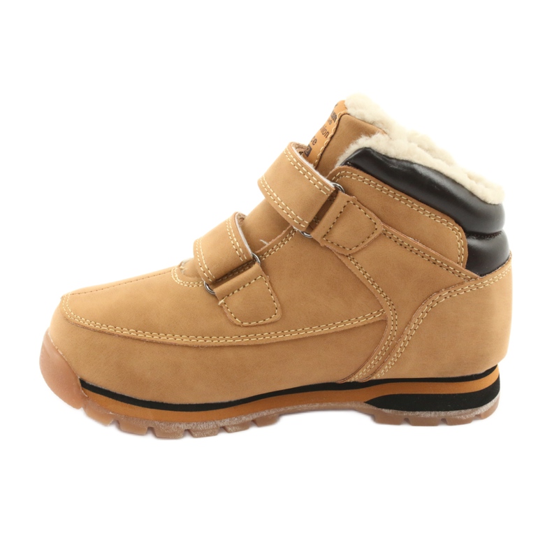 American Club Boots velcro American ES camel brun multicolore 2