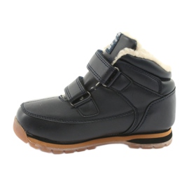 American Club Boots boots velcro American ES42 bleu marine 2